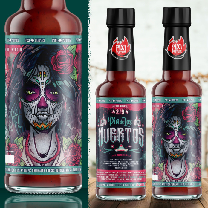 sos Pixi Peppers Dia De los Muertos